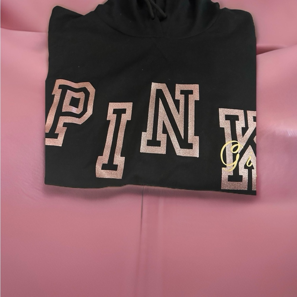 PINK Black Hoodie